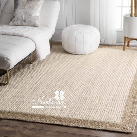 High Quality 100% Jute Rug for Living/Bed Room