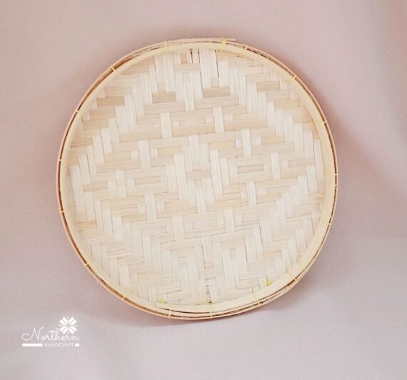 Bamboo Flat Basket (4 Pcs Set)