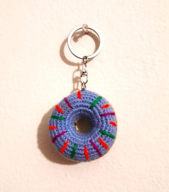 Amigurumi/Crochet Donut Key Ring/Chain